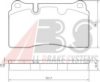 A.B.S. 37614 Brake Pad Set, disc brake